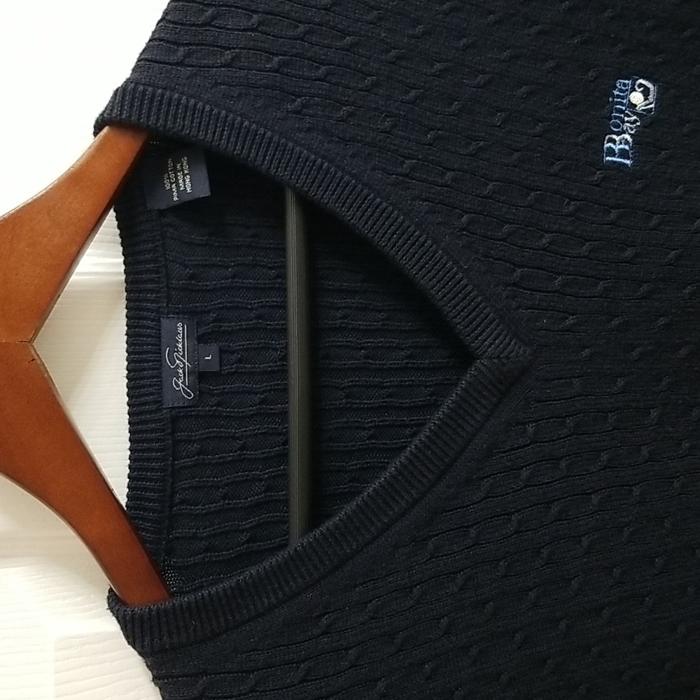 Jack Nichlaus Bonita Bay size large sweater vest - Picture 6 of 12